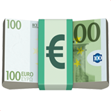 Emoji dinero euro